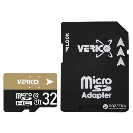 Verico MicroSDHC 32GB UHS-I (Class 10)+SD adapter